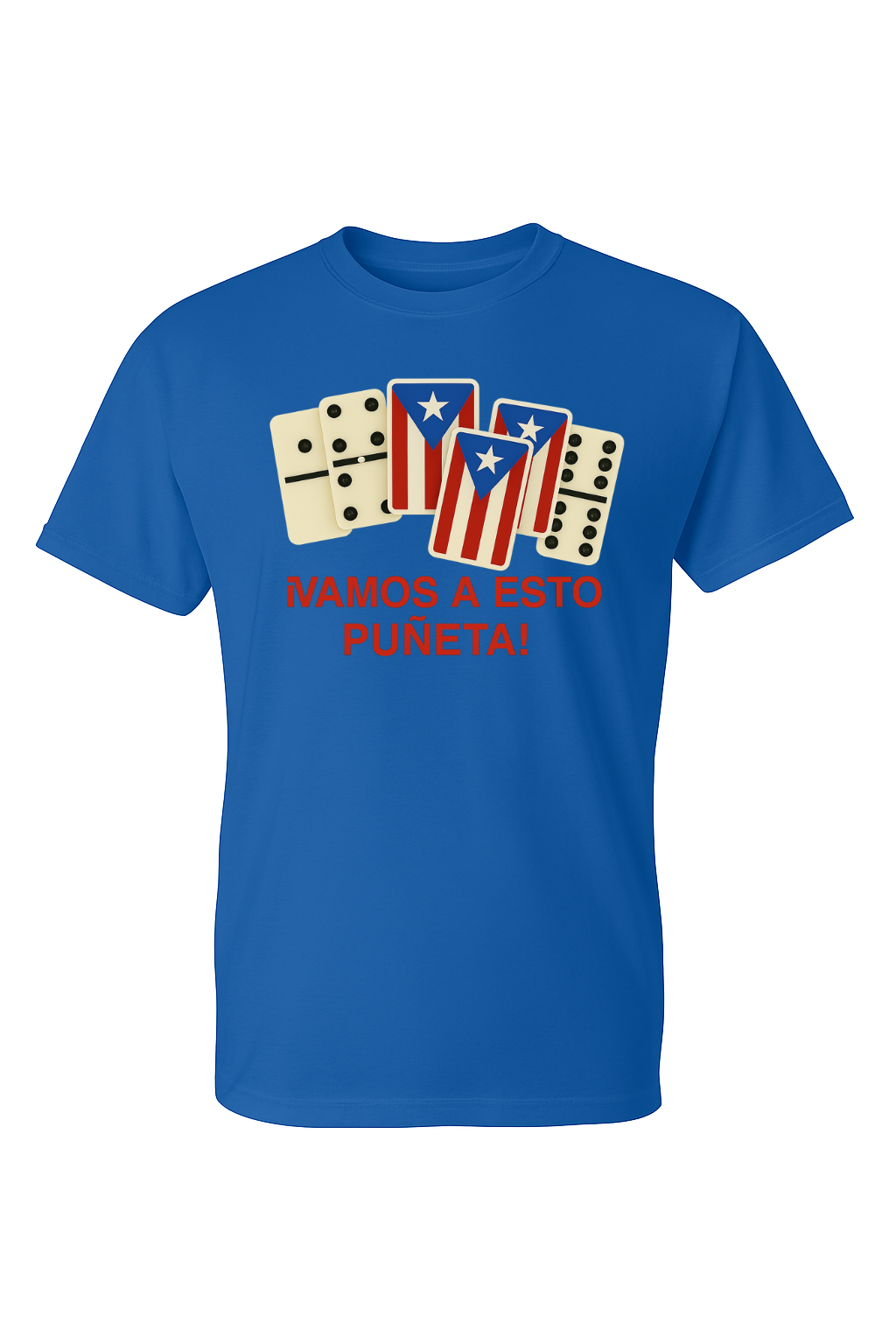 ¡Vamos a Esto Puñeta! Domino Style Tee 🇵🇷 — VelezVersatile Collection