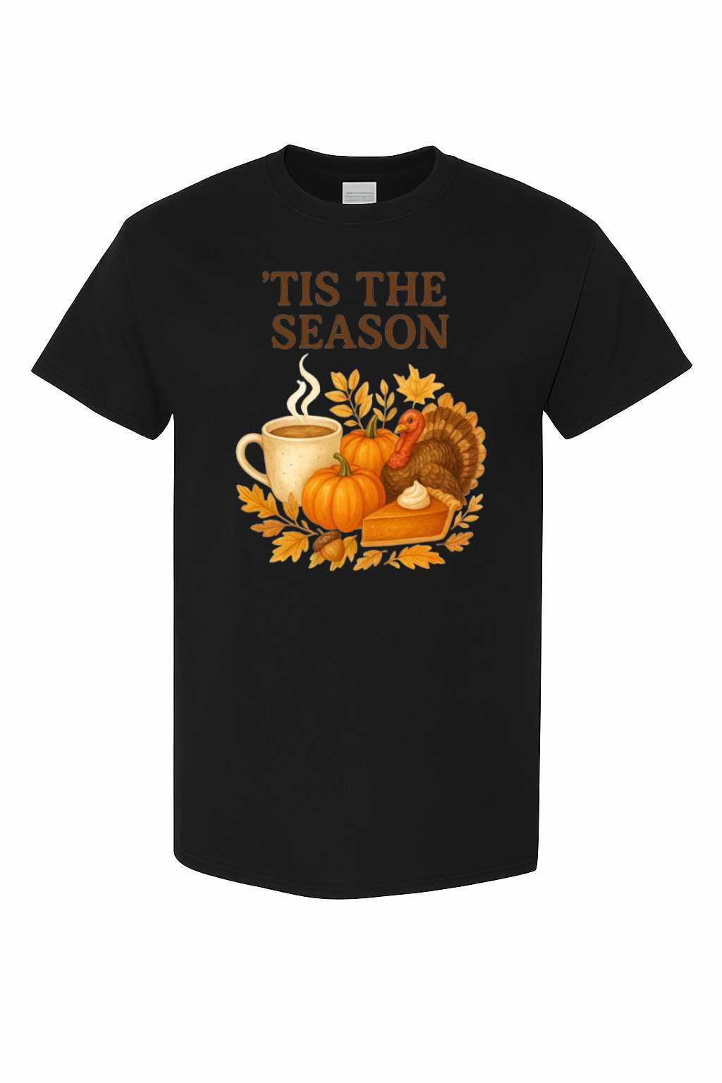 🍂 ’Tis The Season Cozy Thanksgiving Tee - Velezversatile Collection