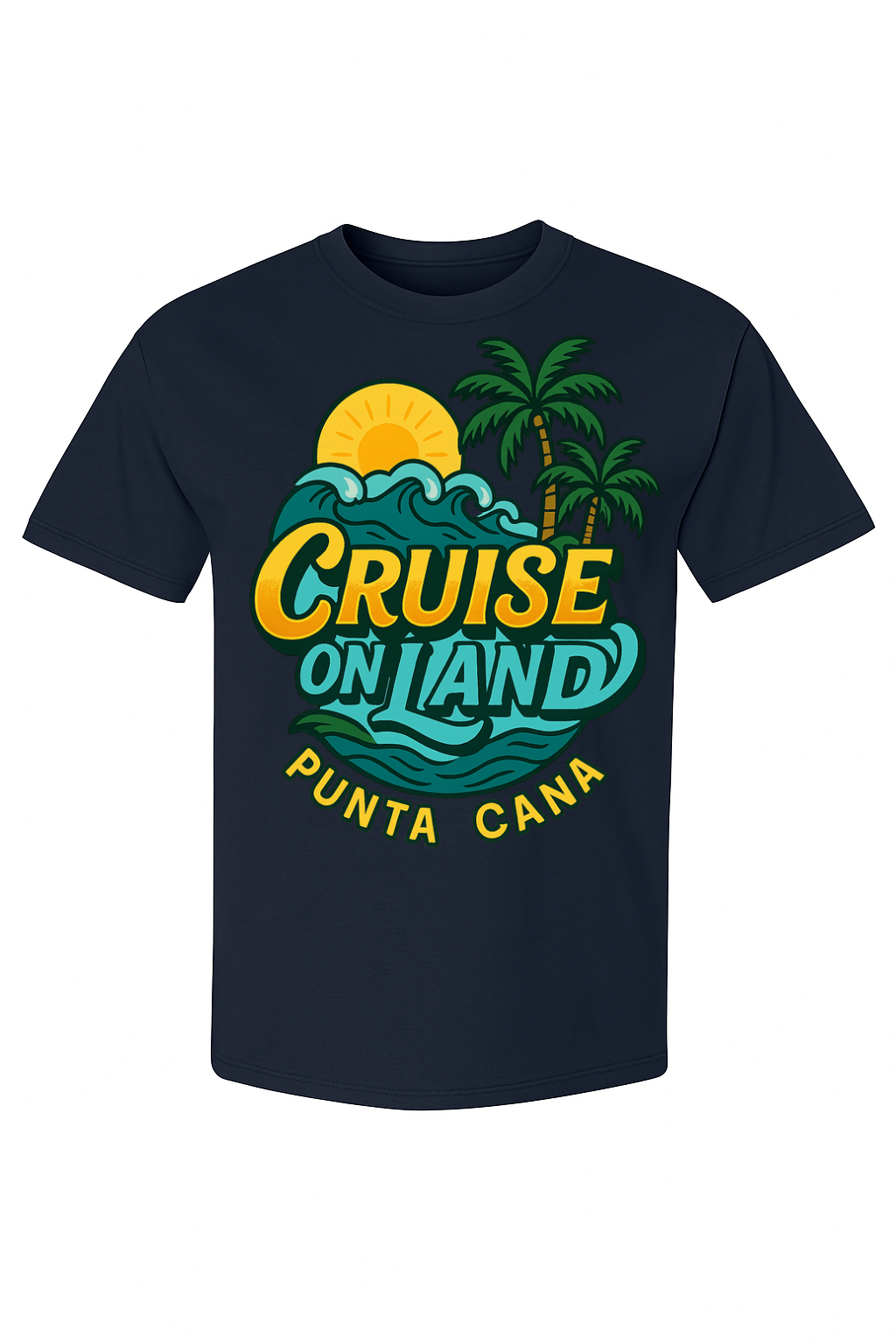 VelezVersatile Cruise On Land Punta Cana Tee – Tropical Island Vibes Shirt