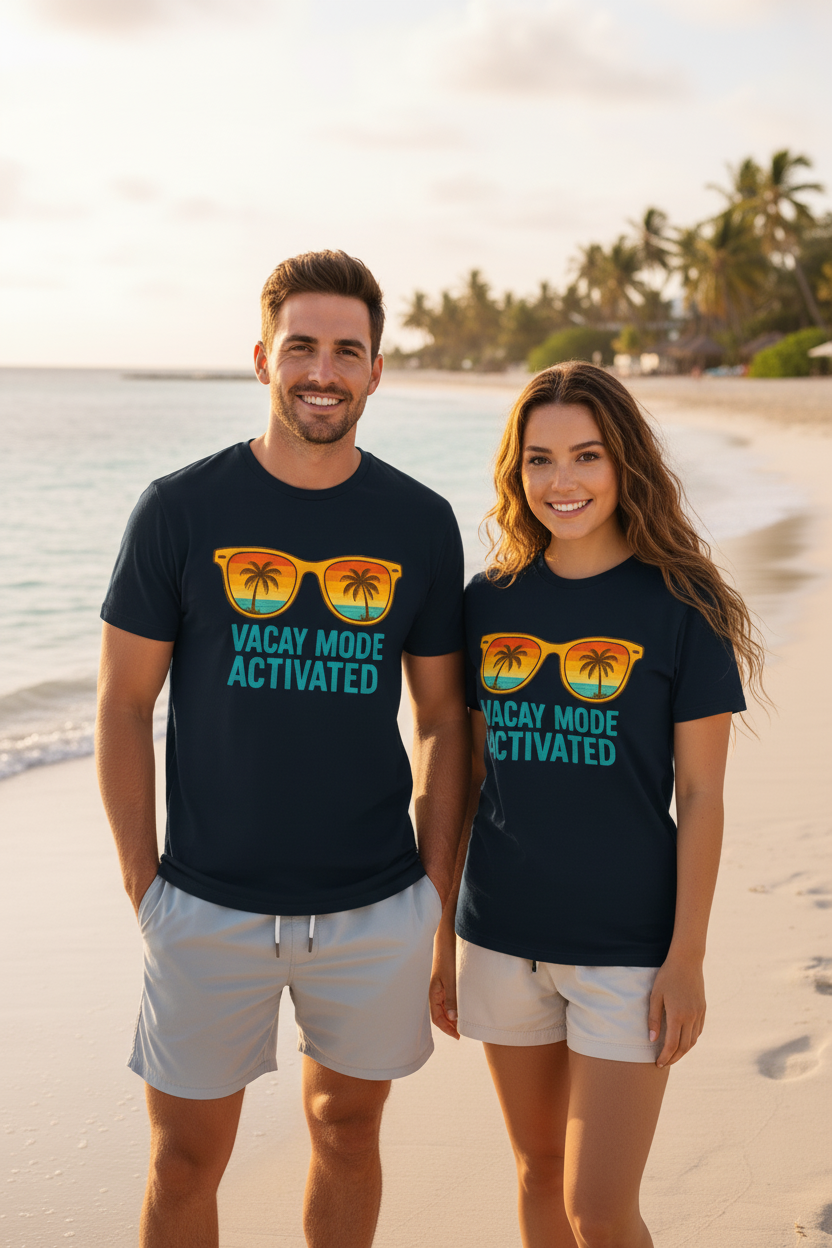 Vacay Mode Activated Tee 🌴