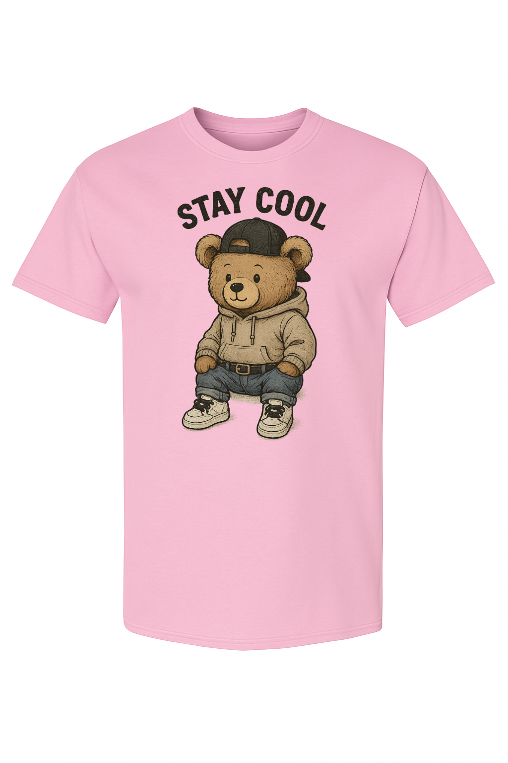 Stay Cool Streetwear Bear Tee - by VelezVersatile