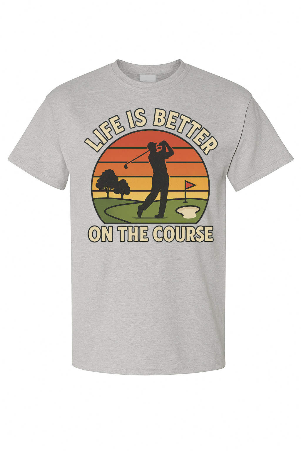 Life Is Better On The Course Vintage Golf Tee by VelezVersatile