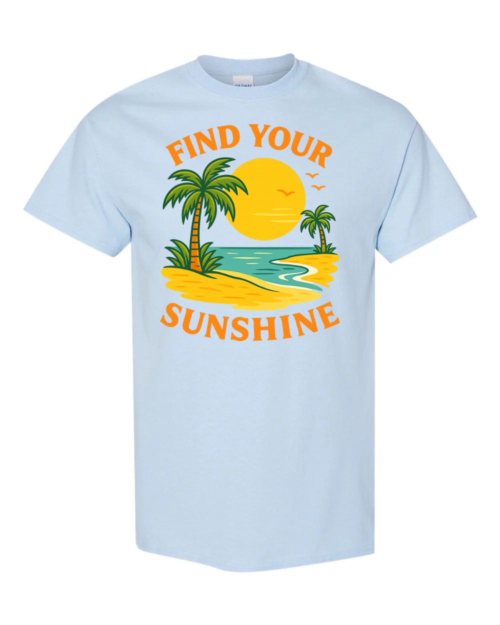 Find Your Sunshine Beach Tee - by VelezVersatile