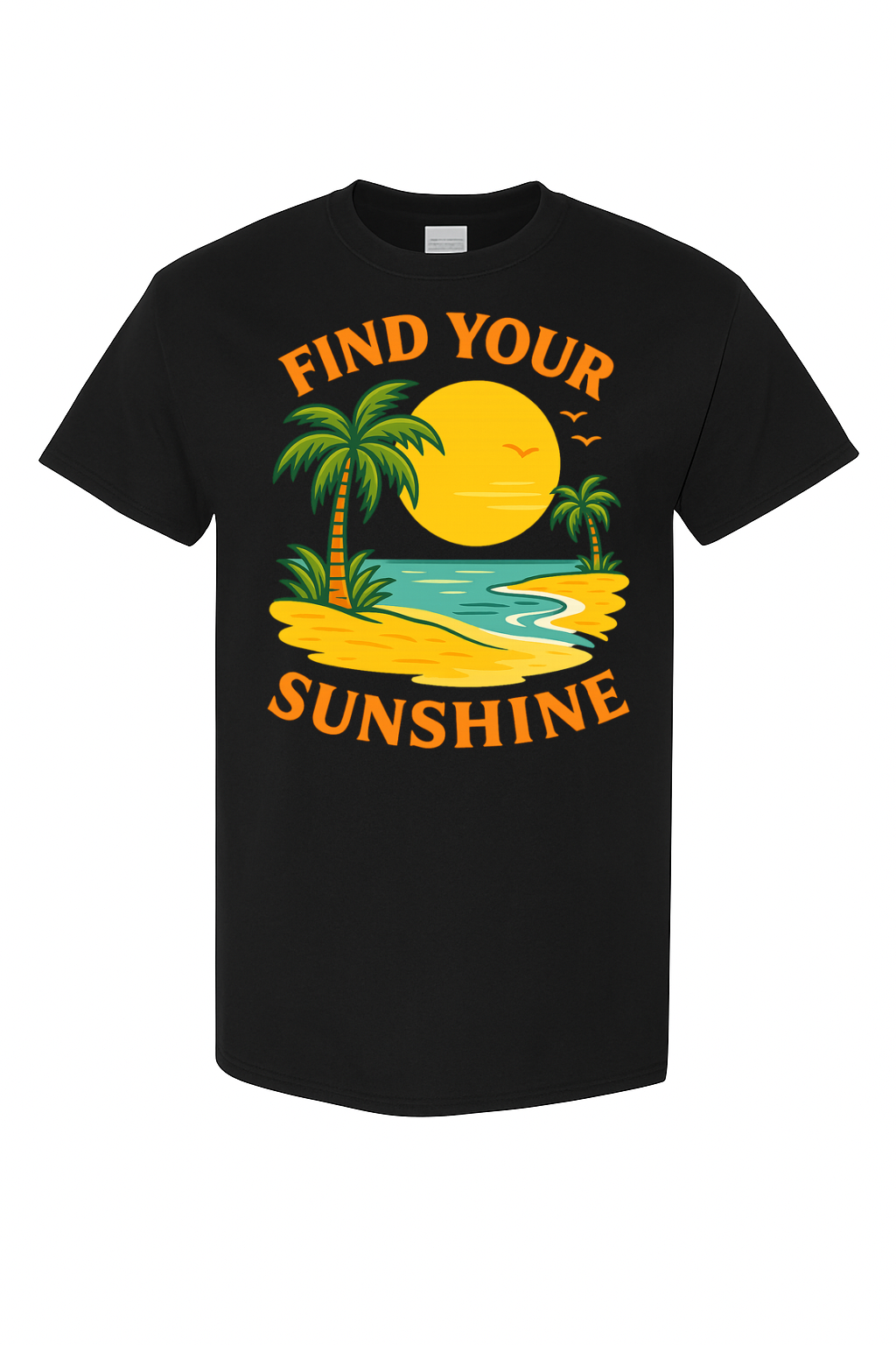 Find Your Sunshine Beach Tee - by VelezVersatile