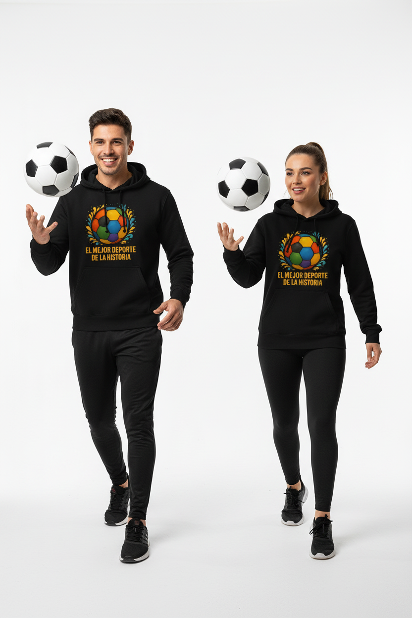 Sudadera Futbolera – El Mejor Deporte de la Historia