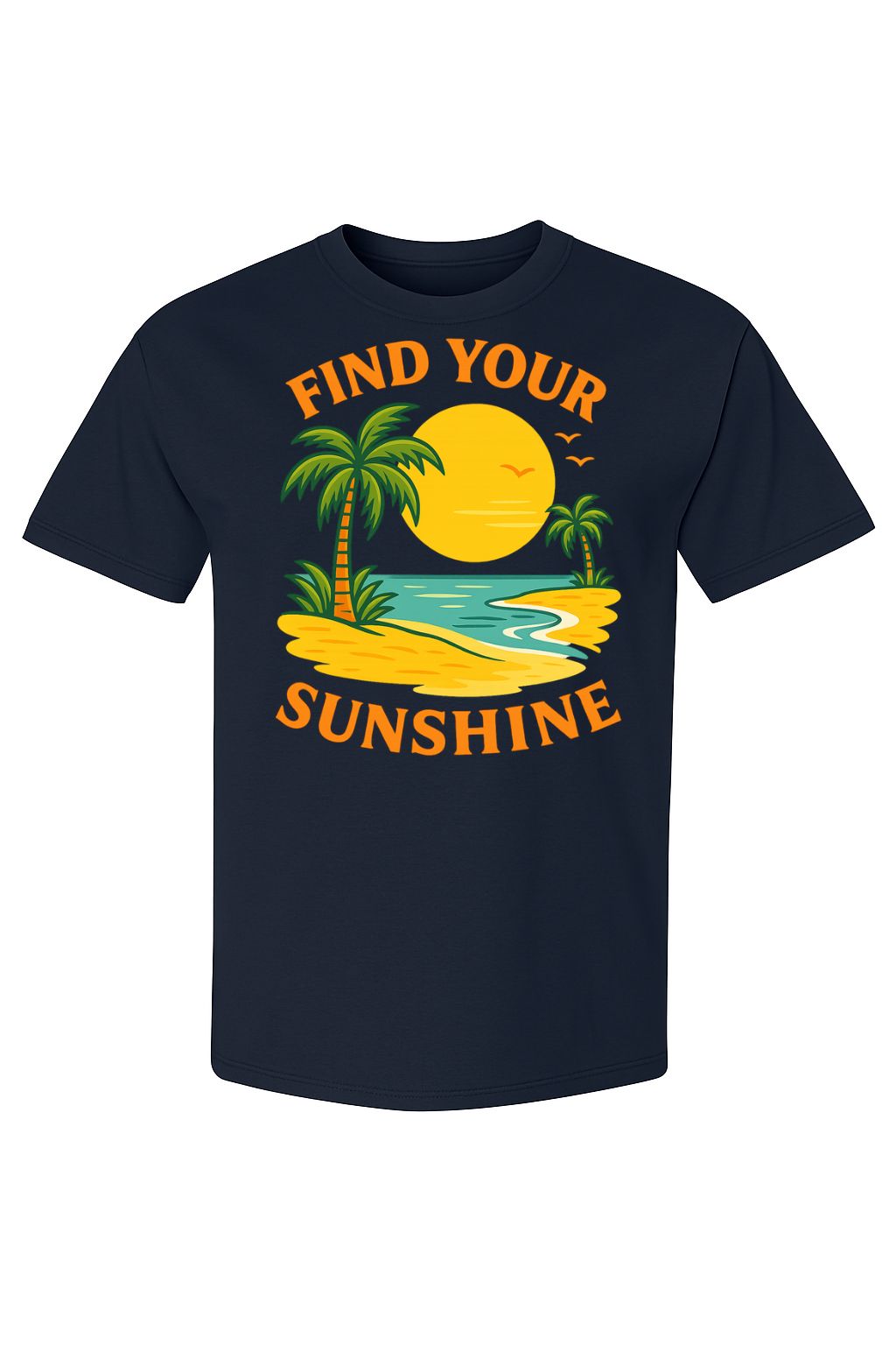 Find Your Sunshine Beach Tee - by VelezVersatile