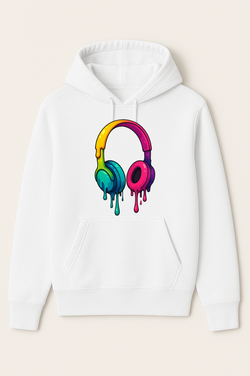 Rainbow Headphone Hoodie by VelezVersatile