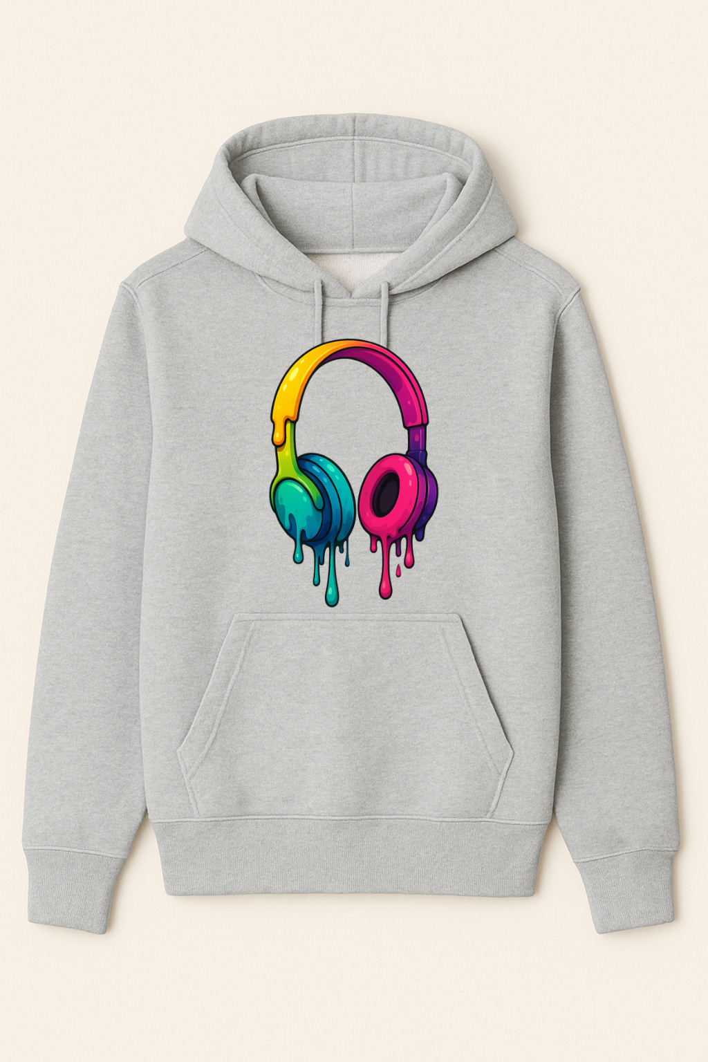 Rainbow Headphone Hoodie by VelezVersatile