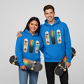 Drip Skateboard Rainbow Hoodie - by VelezVersatile
