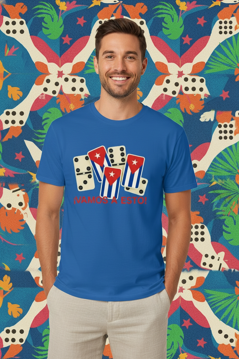 Cuban Domino Vibes T-Shirt – ¡Vamos a Esto!