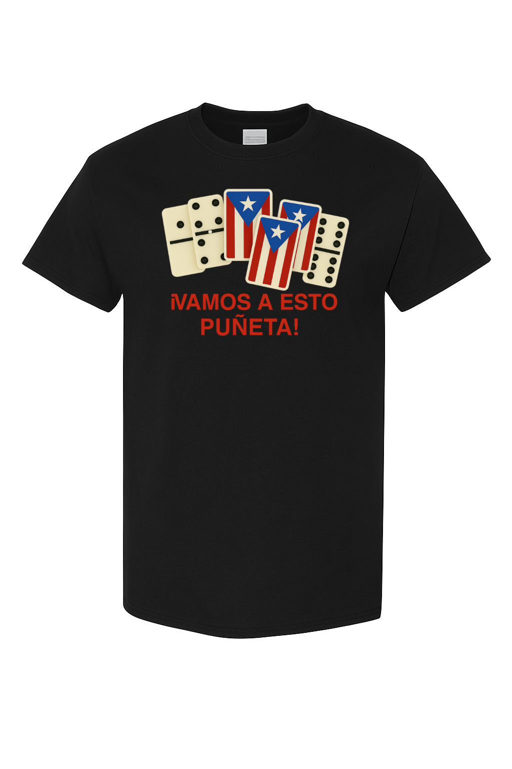 ¡Vamos a Esto Puñeta! Domino Style Tee 🇵🇷 — VelezVersatile Collection