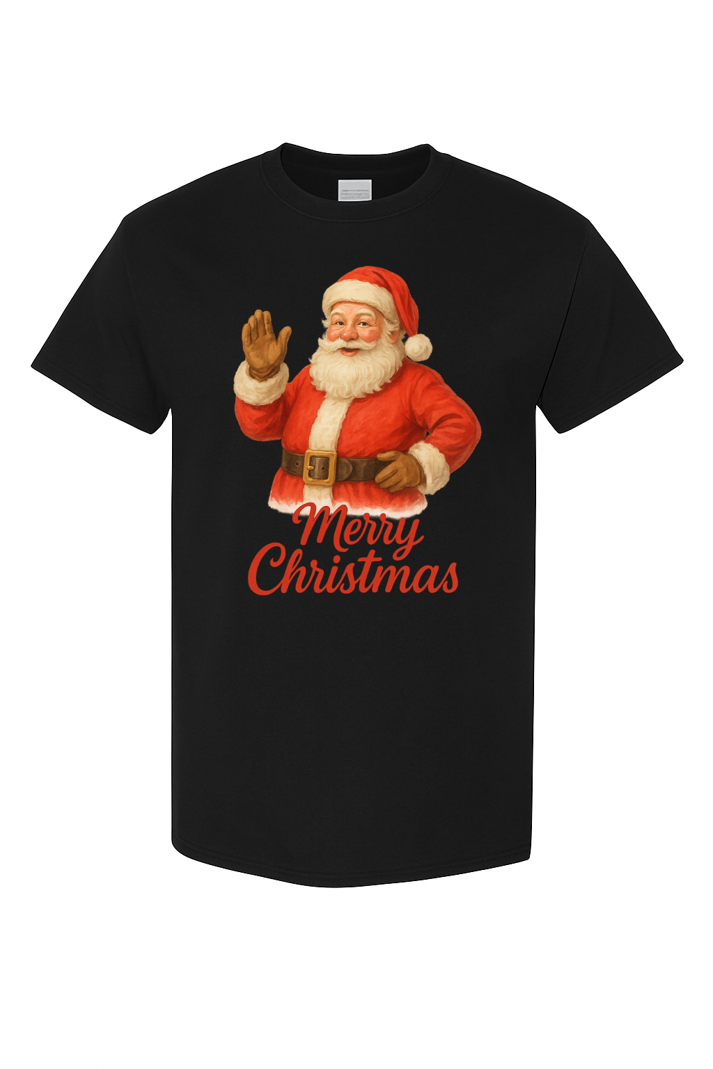 Classic Merry Christmas Santa Tee — by VelezVersatile