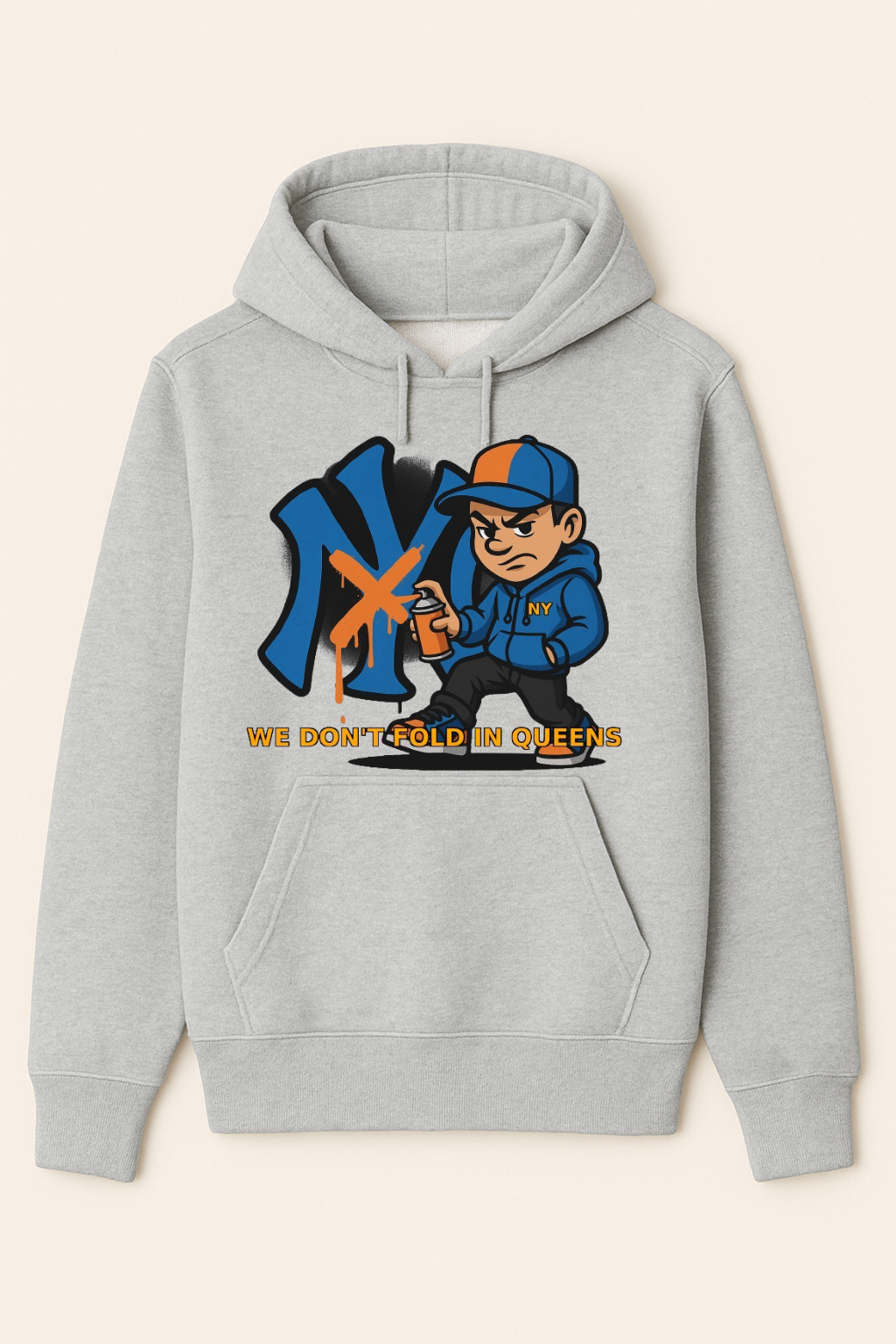 NY Borough Grit Hoodie by VelezVersatile