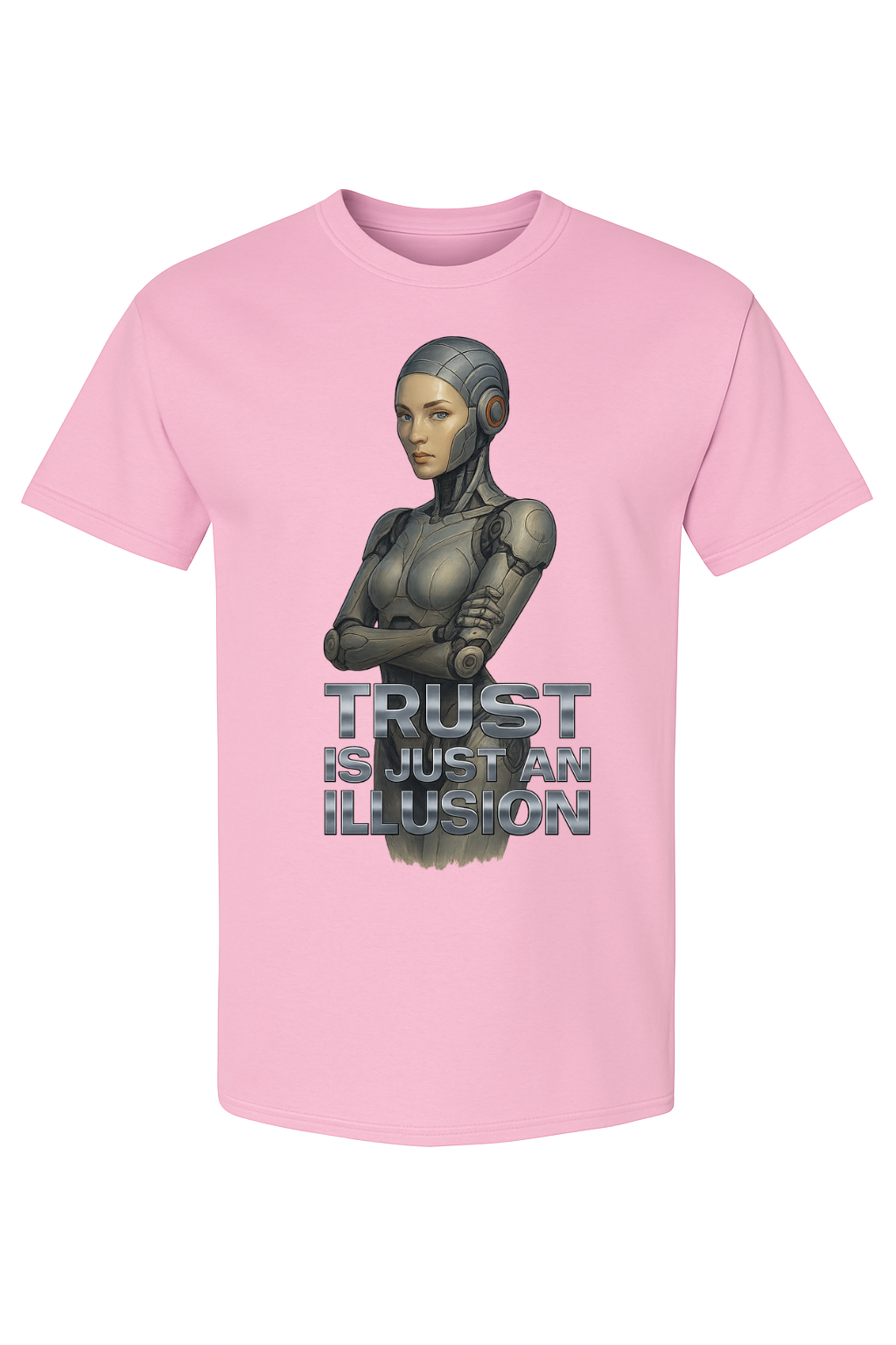 Trust Is Just an Illusion – Chrome AI Series Tee