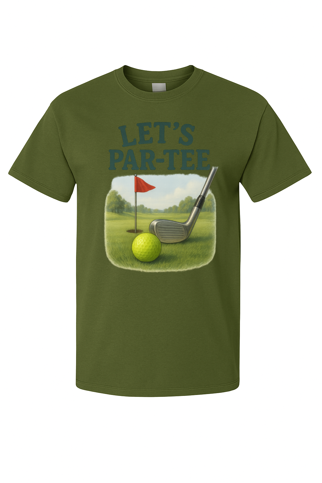 Let’s Par-Tee Vintage Golf Tee – Retro Golfer Shirt for Men & Women by VelezVersatile