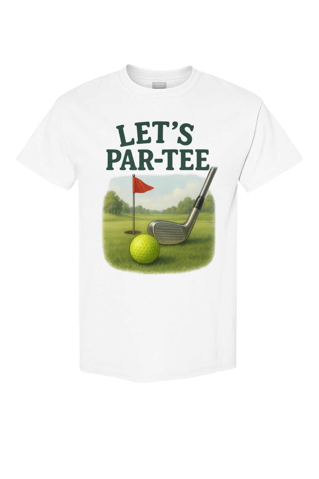 Let’s Par-Tee Vintage Golf Tee – Retro Golfer Shirt for Men & Women by VelezVersatile