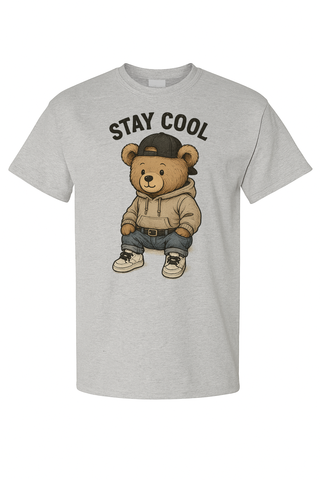 Stay Cool Streetwear Bear Tee - by VelezVersatile
