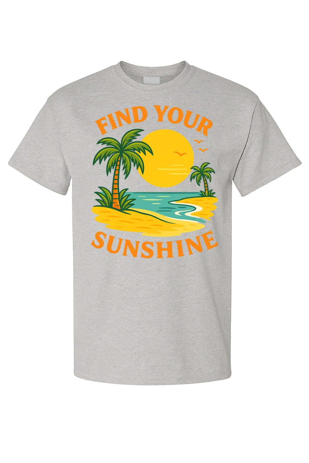 Find Your Sunshine Beach Tee - by VelezVersatile